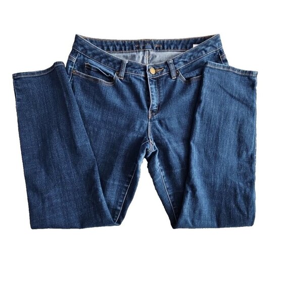 Michael Kors Jeans Women's 8 (36x28) Skinny Mid Rise Stretch Dark Wash Denim - Picture 2 of 16